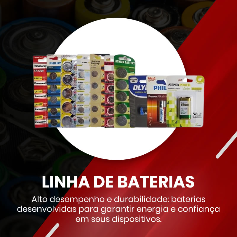 Linha de Baterias - Idealse - Ideal Sistemas Eletrônicos