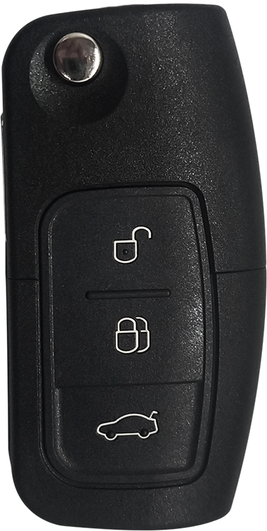 CHAVE ALARME FORD 3B 433MHz C/ LAMINA HU101