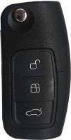 CHAVE ALARME FORD 3B 433MHz C/ LAMINA HU101