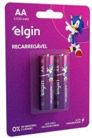 AA ELGIN RECARREGÁVEL 2700mAh