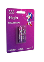AAA ELGIN RECARREGÁVEL 1000mAh