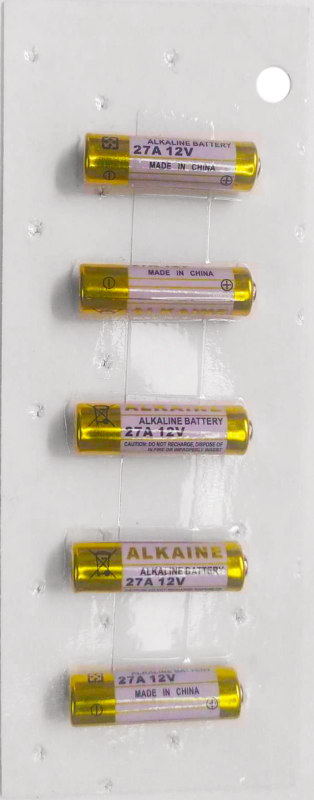 A27 ALKALINE (cartela c/ 5 unid.)